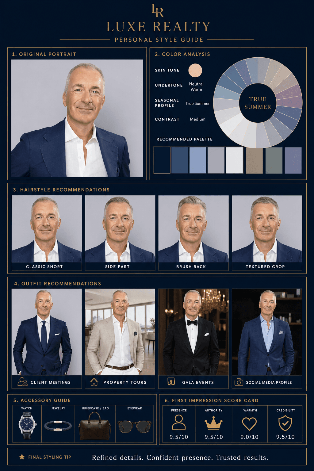 Esempio di board generata da Trendy Realtor